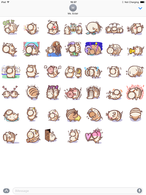 Screenshot #5 pour Sakaboo Pig Stickers for iMessage