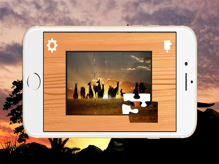 Jigsaw Puzzle Australia Learning Game for Children