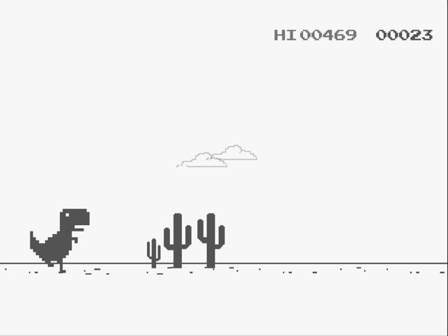 Offline Dinosaur, Google Chrome, Dinosaur Game