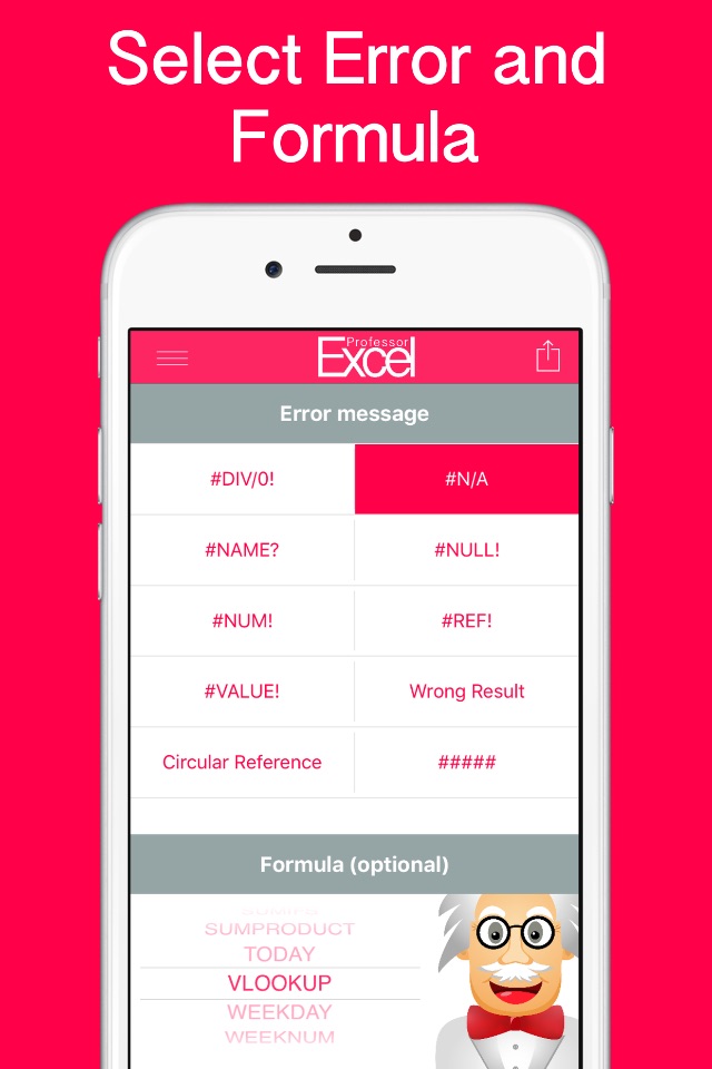 Professor's Error Helper for Excel screenshot 2