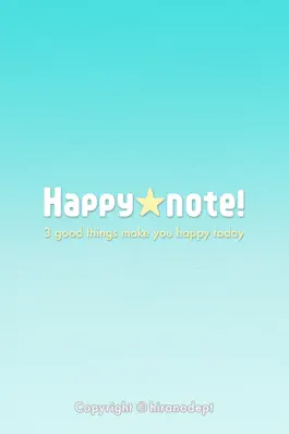 Game screenshot Think happy thoughts! Happynote mod apk