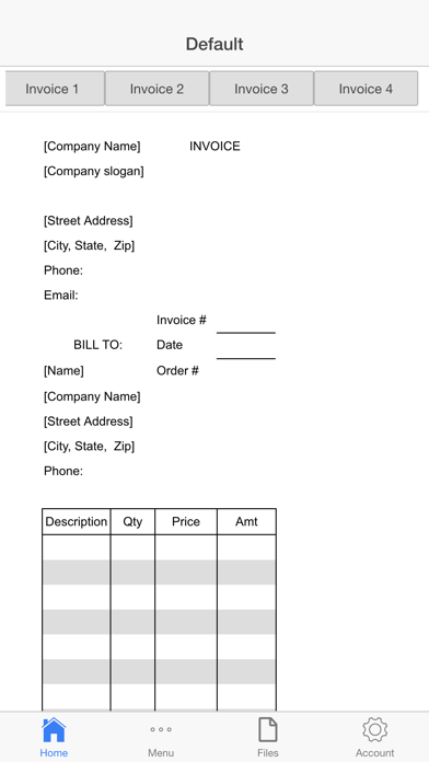 Billing Statement Screenshot