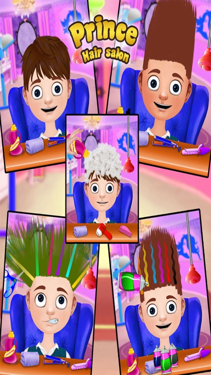 Prince Hair Salon: Hair salon games for girls