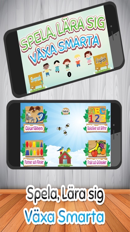 Barn lärande spel - Svenska Alfabetet