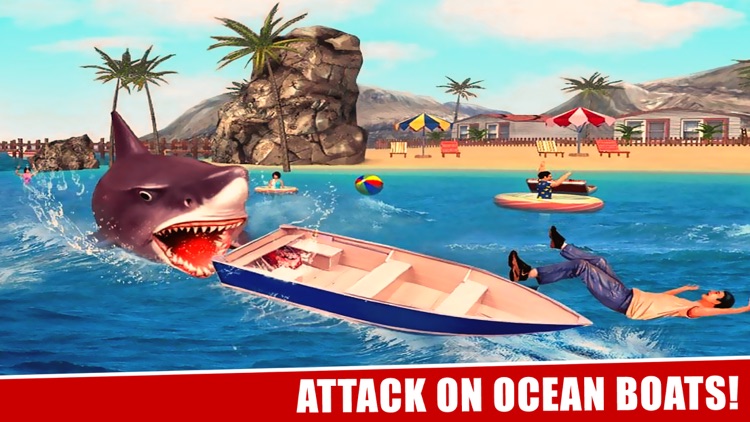 Shark Attack Simulator 3D Great white Fish fighting