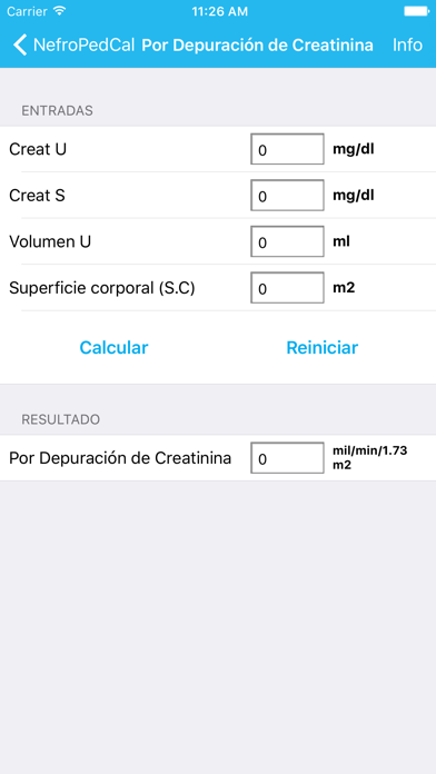 NefroPedCal Screenshot