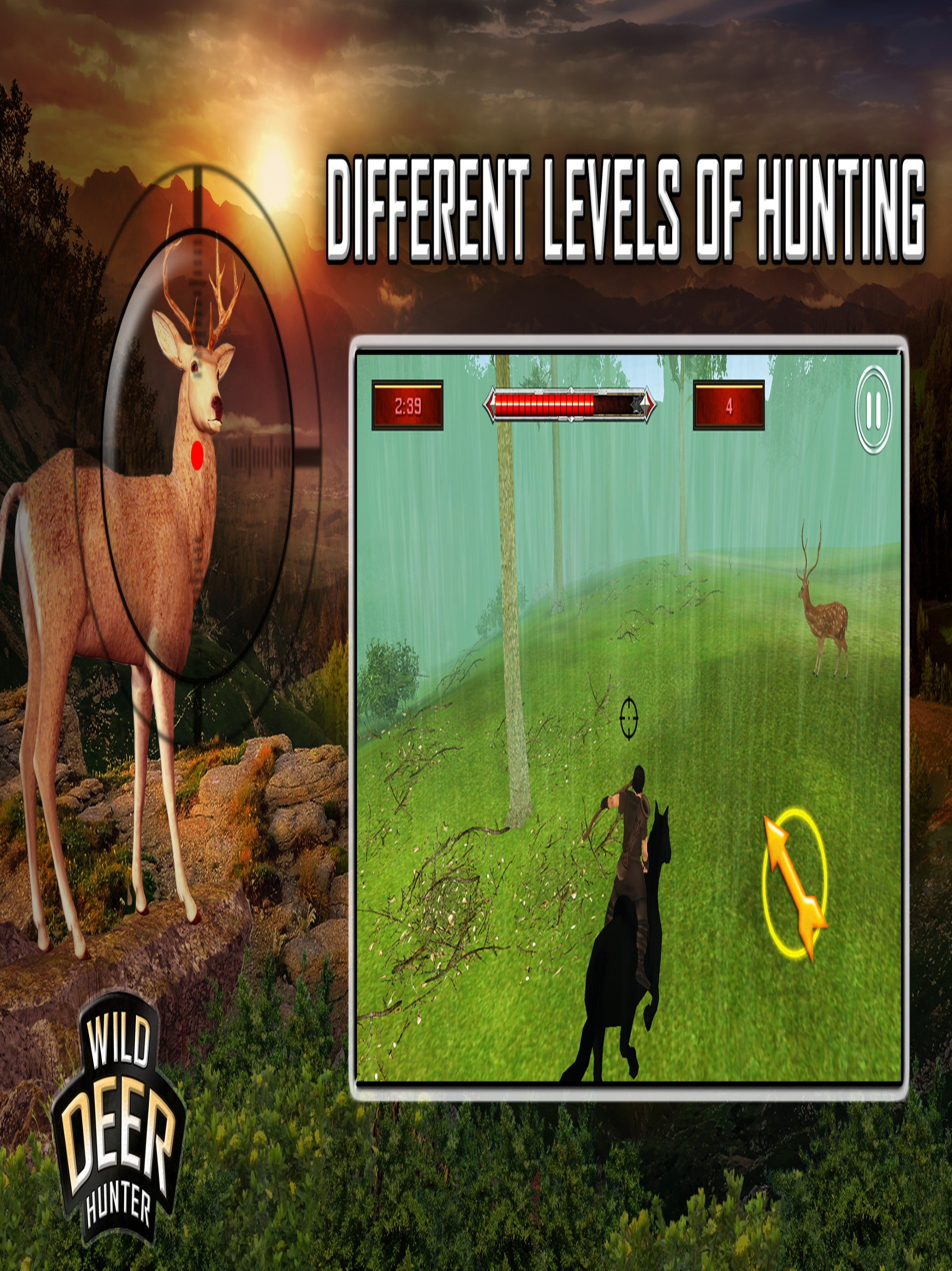 The Deer Bow Hunting-Real Jungle Archery challenge screenshot 6