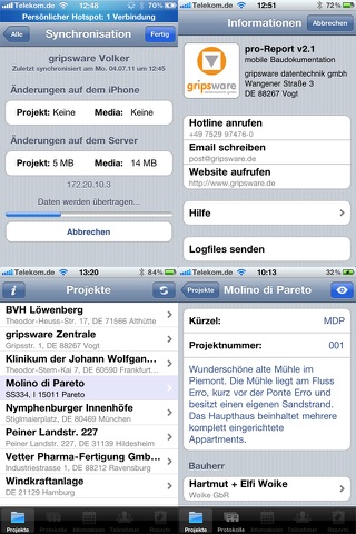 pro-Report 2 – mobiles Bautagebuch screenshot 2