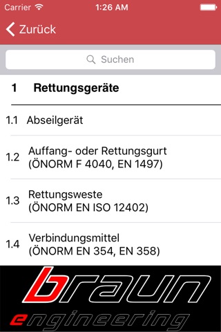 Gerätewart Info - braun engineering screenshot 2