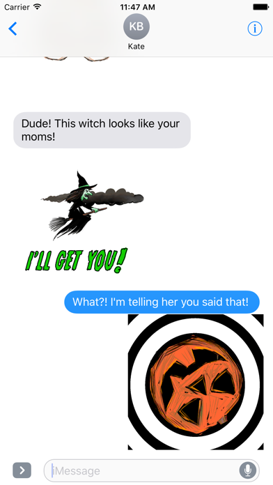 HallowsWeen iPhone screenshot 1 - Stickers app
