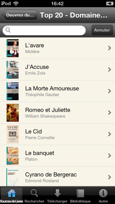 Screenshot #2 pour eBook Search Pro : ebooks pour iBooks