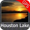 Lake Houston Texas GPS fishing map offline