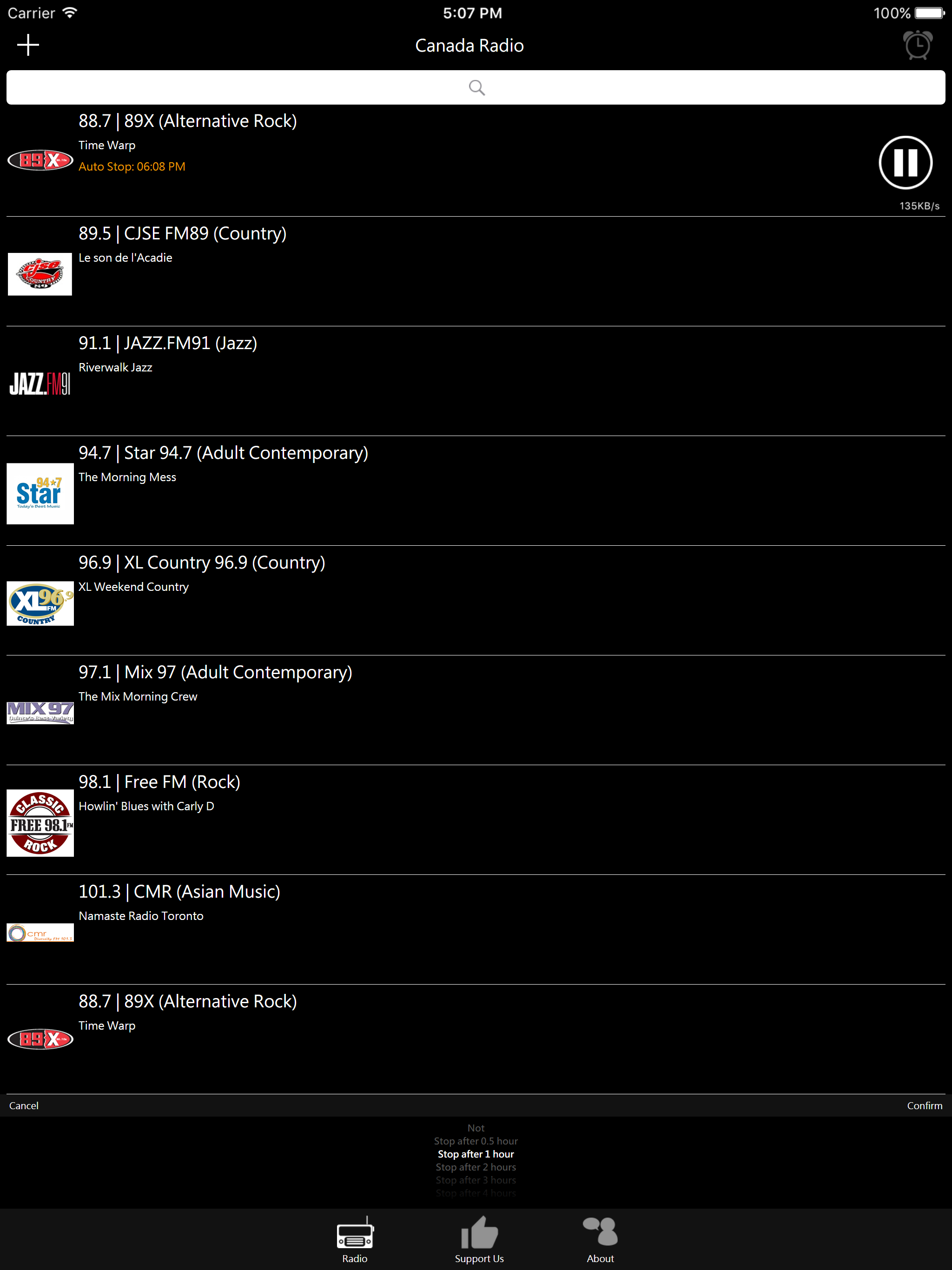 Canadian Radio screenshot 8