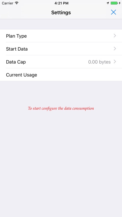 Data usage - Check mobile data in Real Time