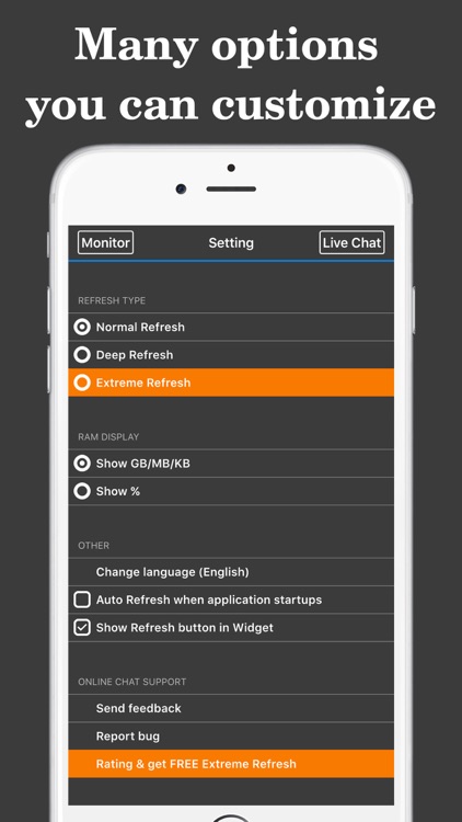 Refresh Pro: RAM, CPU Usage Real-time & System Information screenshot-3