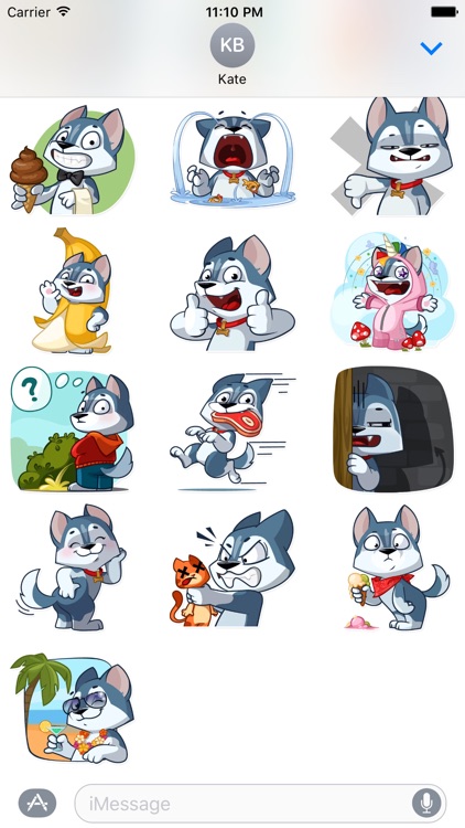 Charlie the mighty dog - Sticker for iMessage