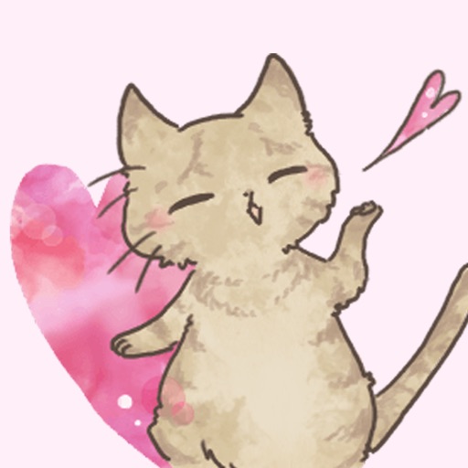 Cuca the Cat - Happy Kitty Stickers and Gif Icon
