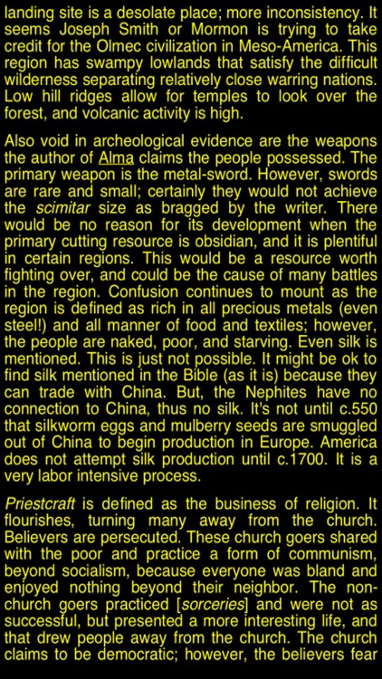 Summary Book of Mormon (part II)