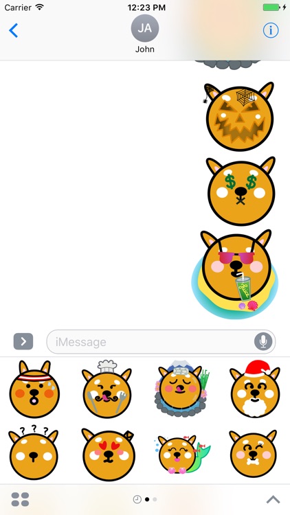 Kumakote the doge: a cute pet stickers