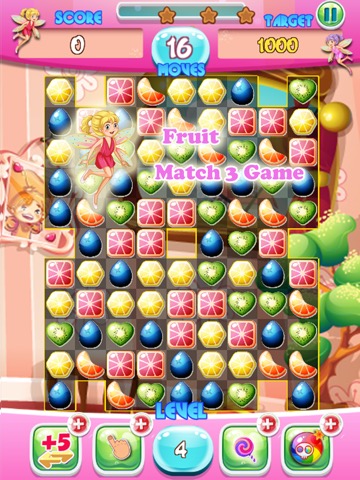 Match 3 jelly fruit crush gameのおすすめ画像1