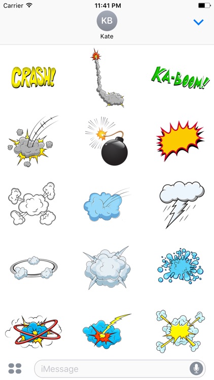 COMIc EXPLOSIOn Stickers