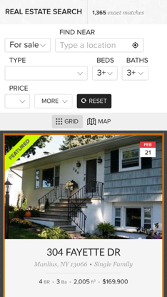 syracuse.com Real Estate screenshot 1