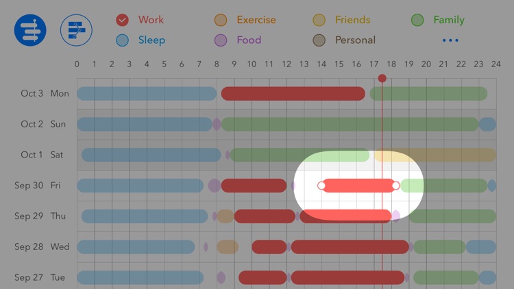 24H - Hours Tracker for Work, Sleep Cycle Analysis screenshot-2