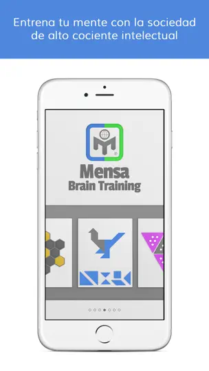 Captura de pantalla de Mensa Brain Training en iPhone 1