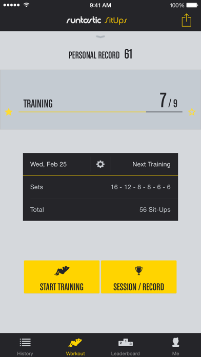 Runtastic Sit-Ups Trainer PROのおすすめ画像1