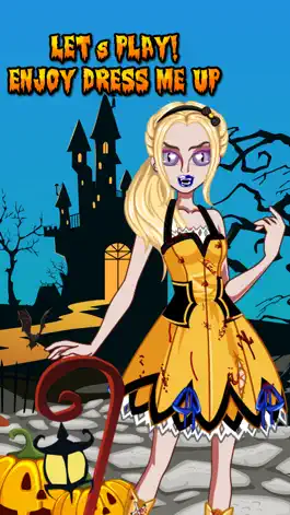 Game screenshot Halloween Girl DressUp  Monster Ghost MakeUp Kids apk