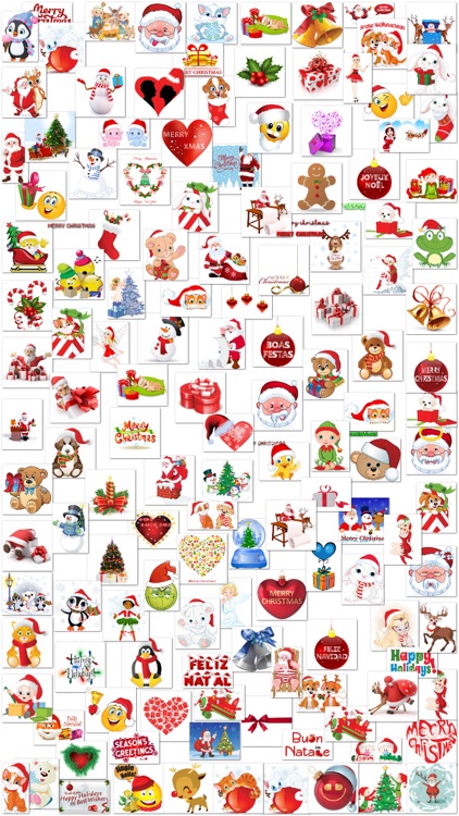 Christmas Stickers and Smiley for iMessage