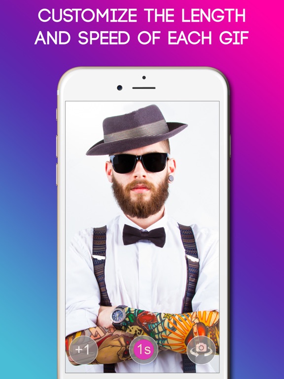 Screenshot #5 pour Gif Maker- Keyboard Loop Vid Video Editor Creator