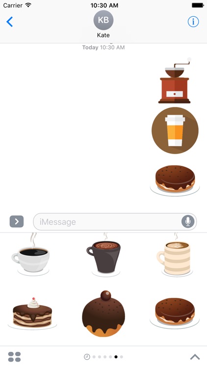 Coffee Stickers For iMessage