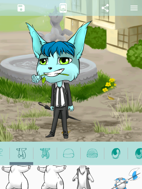 Avatar Maker: Fantasy Animals Chibi iPad screenshot 4 - Entertainment app
