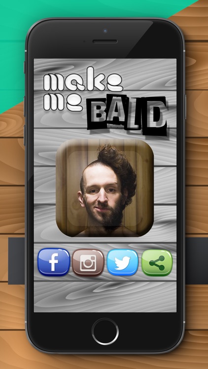 Bald Head Virtual Barber Shop Funny Picture Frames screenshot-3