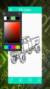 Vehicle Coloring Book-Car Drawing & Painting Pages screenshot #2 for iPhone