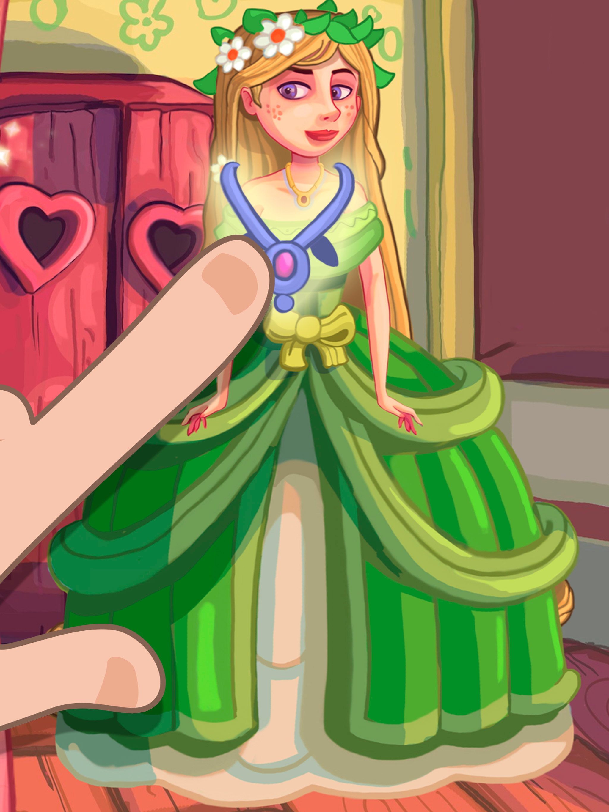Dress up princess Rapunzel – Princesses game