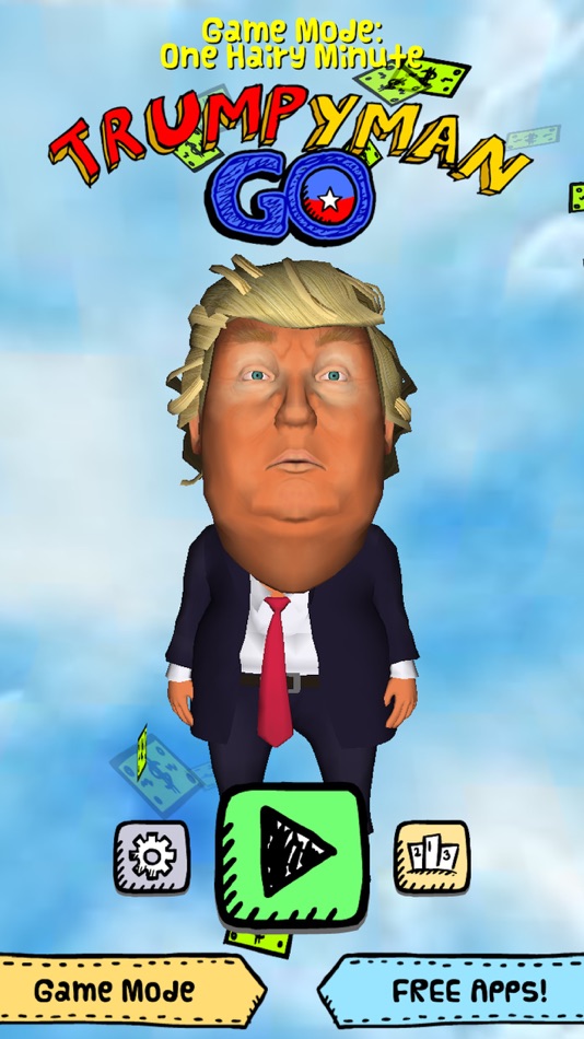 #3. TRUMP-yman GO! Bounce balls at him in augmented reality! (iOS) 由: Useless Creations Pty Ltd