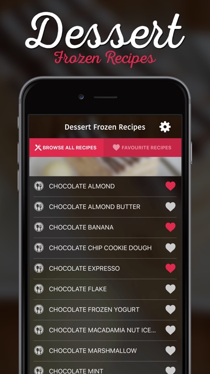 Dessert Frozen Recipes