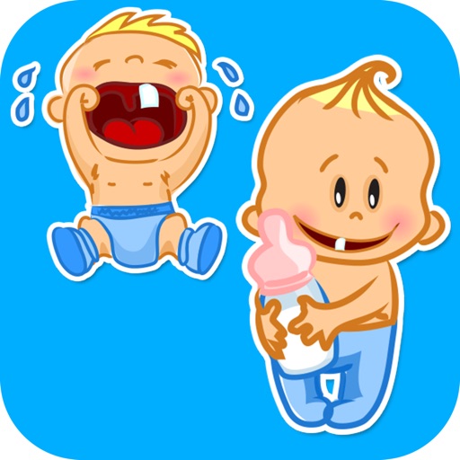 Funny Toddlers Stickers icon