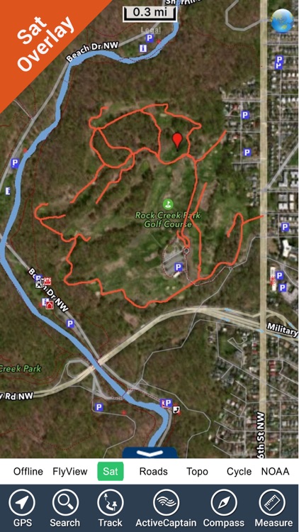 Rock Creek Park - GPS Map Navigator