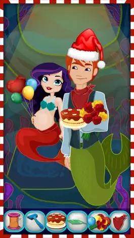 Game screenshot Mommy's Mermaid Newborn Baby Christmas Fun Salon mod apk