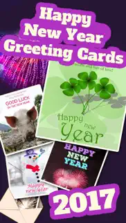 happy new year - greeting cards 2017 iphone screenshot 1