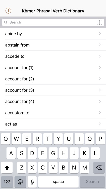 Khmer Phrasal Verb Dictionary screenshot-3