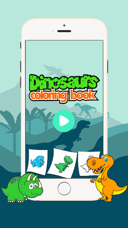 coloring dinosaurs cute and easy drawings - 1.0 - (iOS)