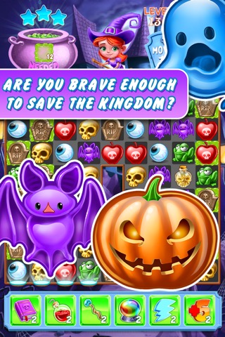 Creepy Crawly Kingdom - A Wicked Match 3 Puzzleのおすすめ画像5
