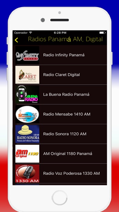 Screenshot #2 pour Radios de Panamá Online FM & AM - Emisoras en Vivo