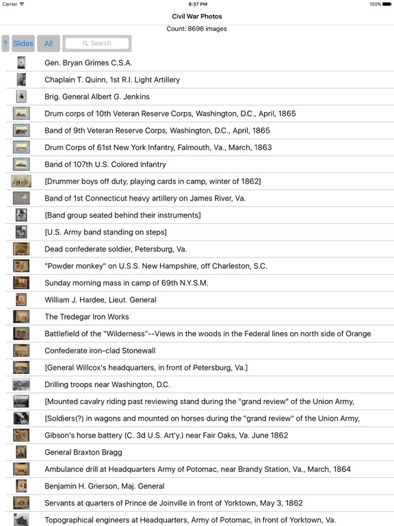 Screenshot #4 pour Civil War Photos