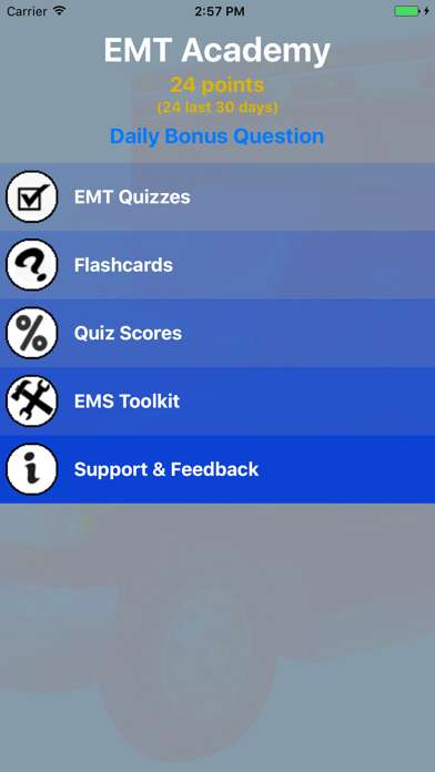 EMT Academy Exam Prep Screenshot