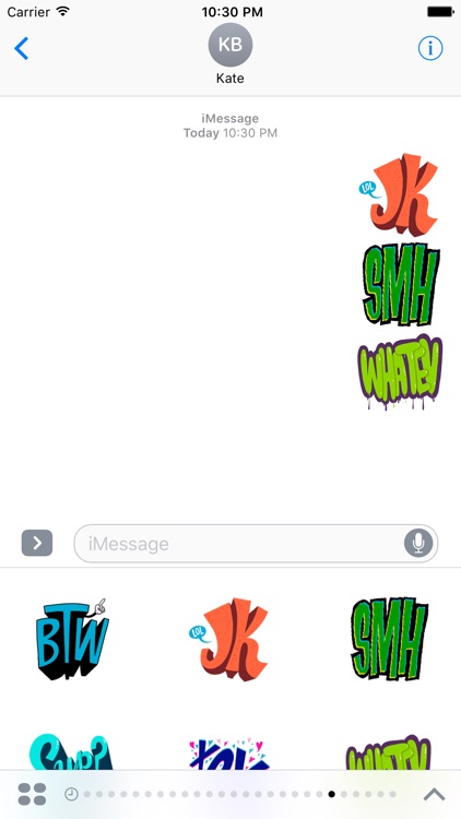 Cute Text Stickers screenshot-3